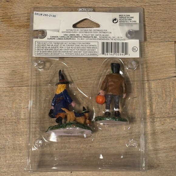 Lemax Spooky Town Trick Or Treating Trio Figures Halloween Village Set - Picture 3 of 8